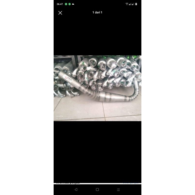 kenalpot 2 tak tinggal pasang