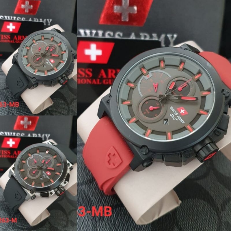 Jam Tangan Pria SA 2263 Rubber Original