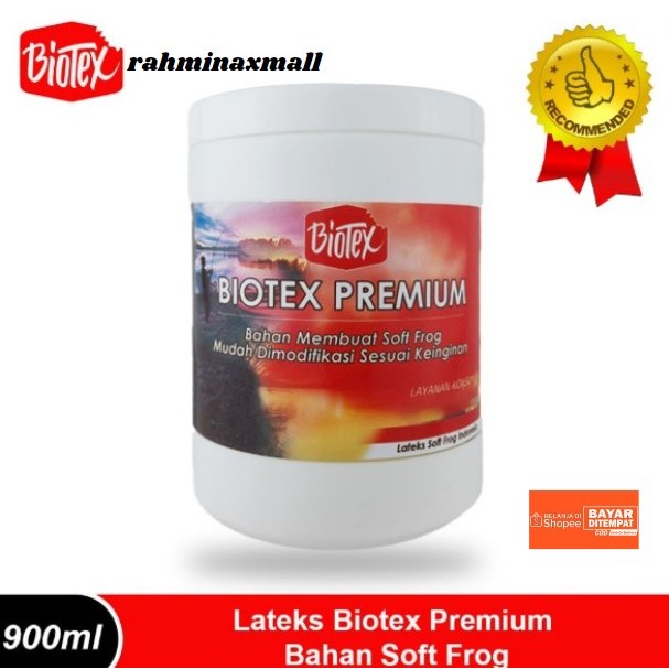 Lateks Biotex Premium Bahan Bikin Soft Frog 900 Ml