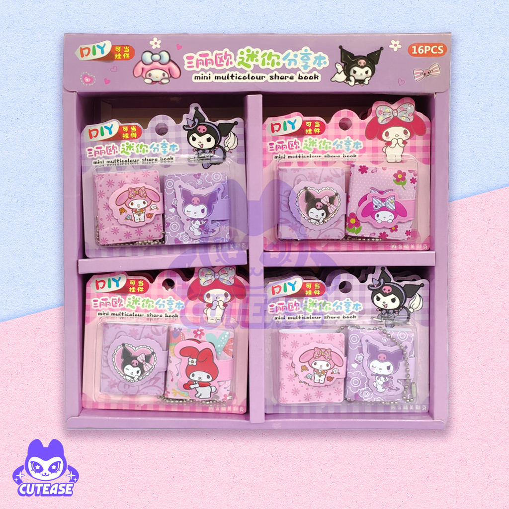 

MEMO MINI BISA DIBUAT GANTUNGAN KUNCI SANRIO MELODY CINNAMOROLL NOTEBOOK KEMBAR