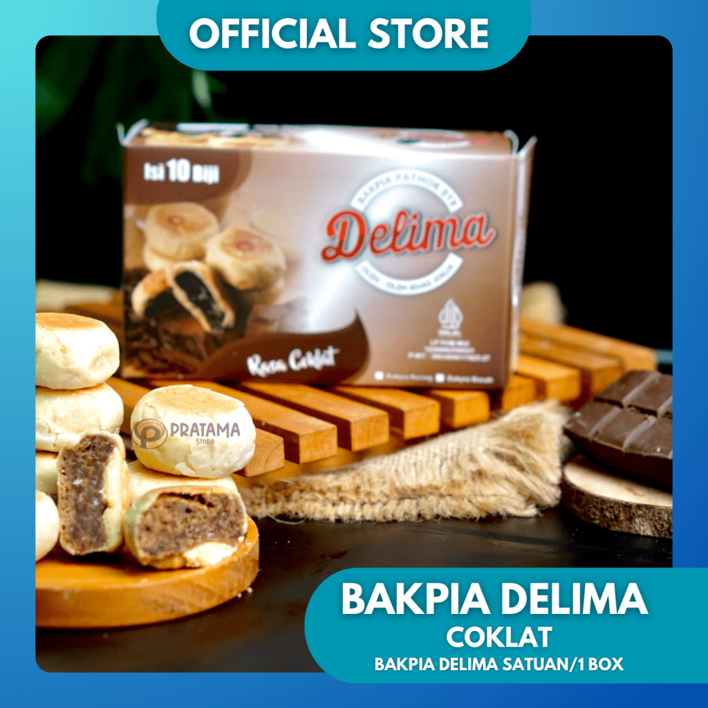 

[1 BOX] BAKPIA PATHOK JOGJA KERING DELIMA KERING RASA COKELAT ISI 10