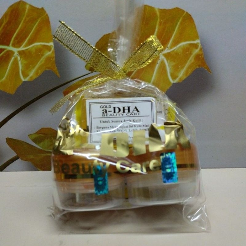 Cream a dha Gold mds embos tutup timbul original