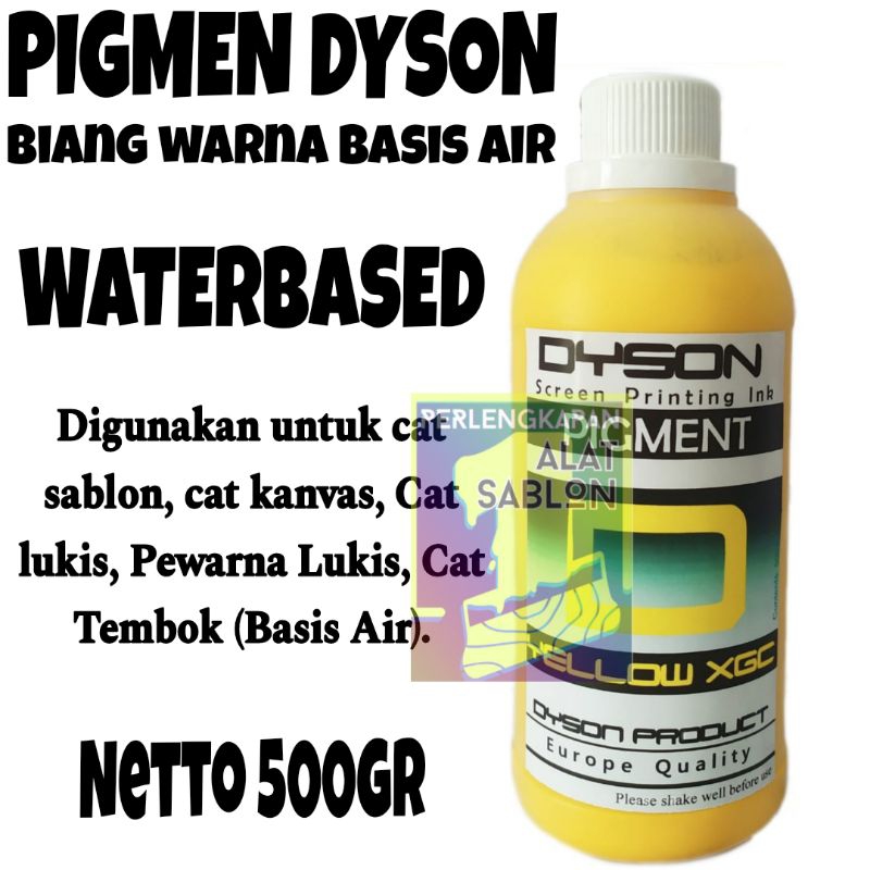 

BIANG WARNA SABLON DYSON YELLOW XGC 500GR BASIS AIR