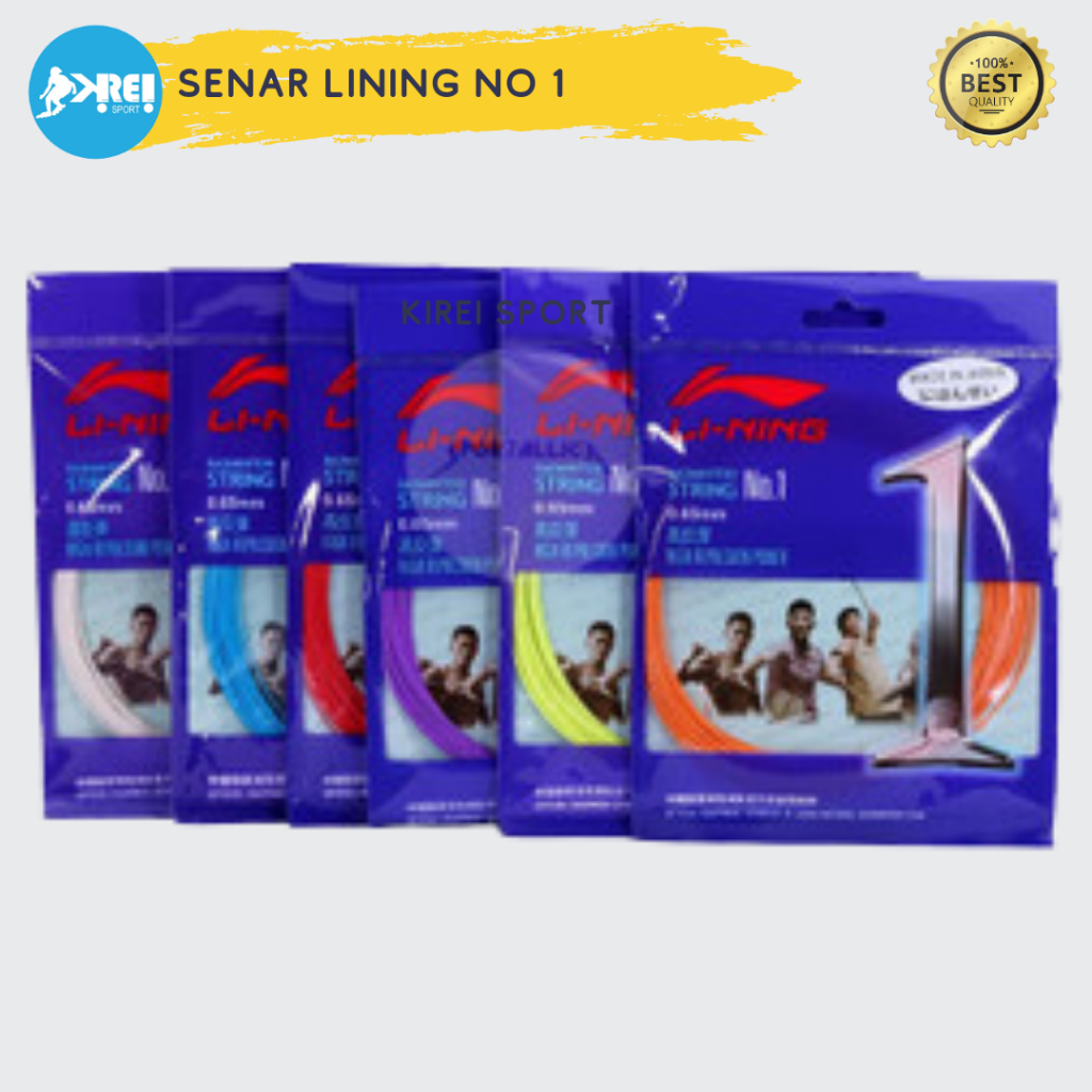 Senar Badminton/Senar Raket Bulutangkis Lining no 1 Original