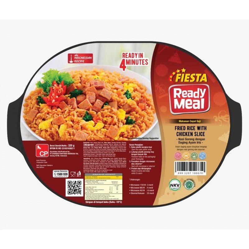 

Fiesta Siap Saji Nasi Goreng / Ready Meal Fried Rice | Berat Bersih 320gr