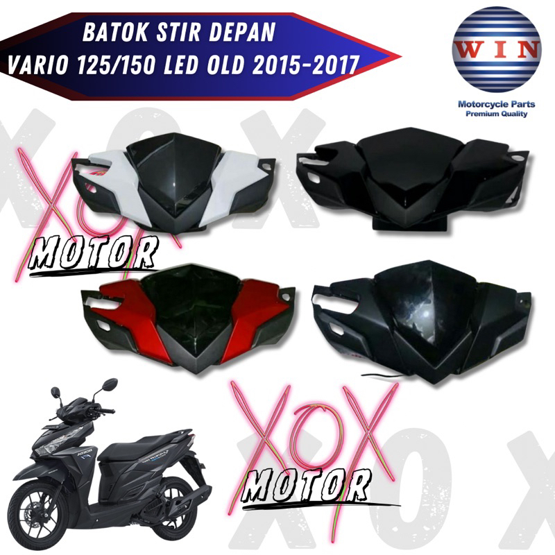 Batok Depan Vario 125 150 2015 2016 2017 | front handle cover WIN | totok kepala stir motor honda ES