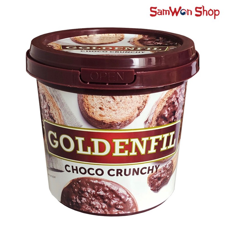 

1212 Fasion sale GOLDENFIL CHOCO CRUNCHY 1 KG SELAI OLES COKELAT CRUNCHY TOPPING ROTI murah