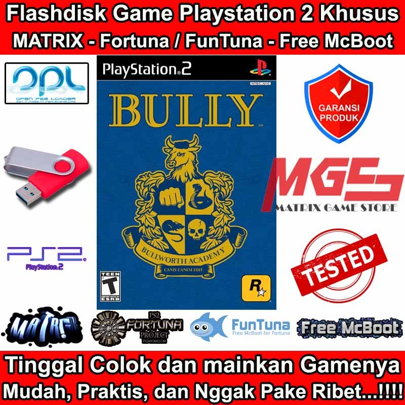 Flashdisk Game PS2 PS 2 Bully