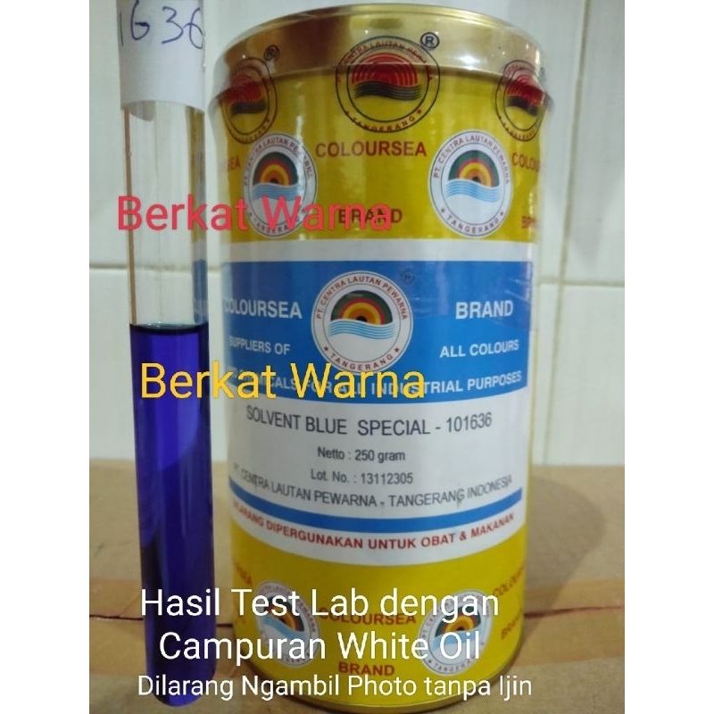 

Pewarna Minyak Solvent Blue Spesial 101636 Coloursea Powder