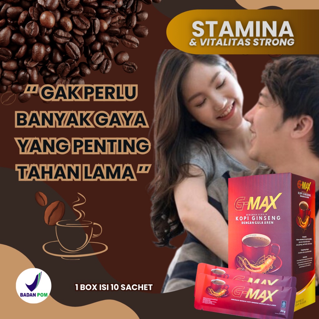 

Promo Hari Ini KOPI STAMINA PRIA DEWASA TAHAN LAMA ORIGINAL BPOM GMAX KOPI EXTRA GINGSENG 1 SACHET DARI HERBAL ALAMI BERKUALITAS grosir