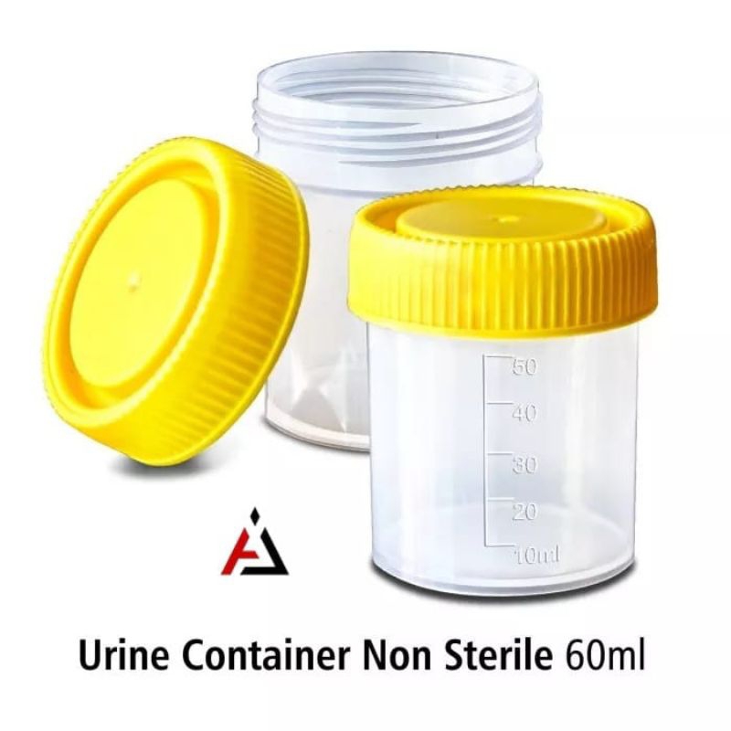 Urine Container 60 ml Onehealth / Onemed Pot Sampel Urine Wadah Urine