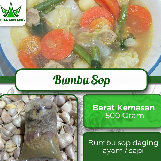 

PROMO SALE Bumbu Sop Daging Sapi Ayam Giling Basah Halus Bumbu Jadi 5 Gram