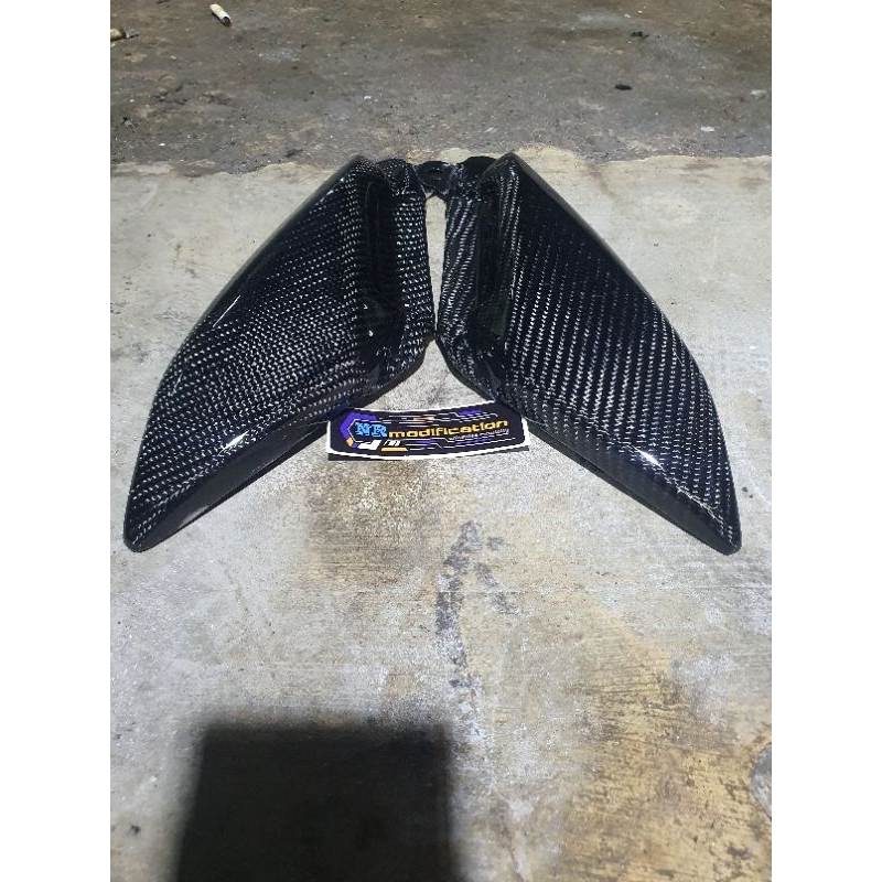 COVER SIDE BODY SAMPING KECIL ALL NEW NMAX CARBON KEVLAR