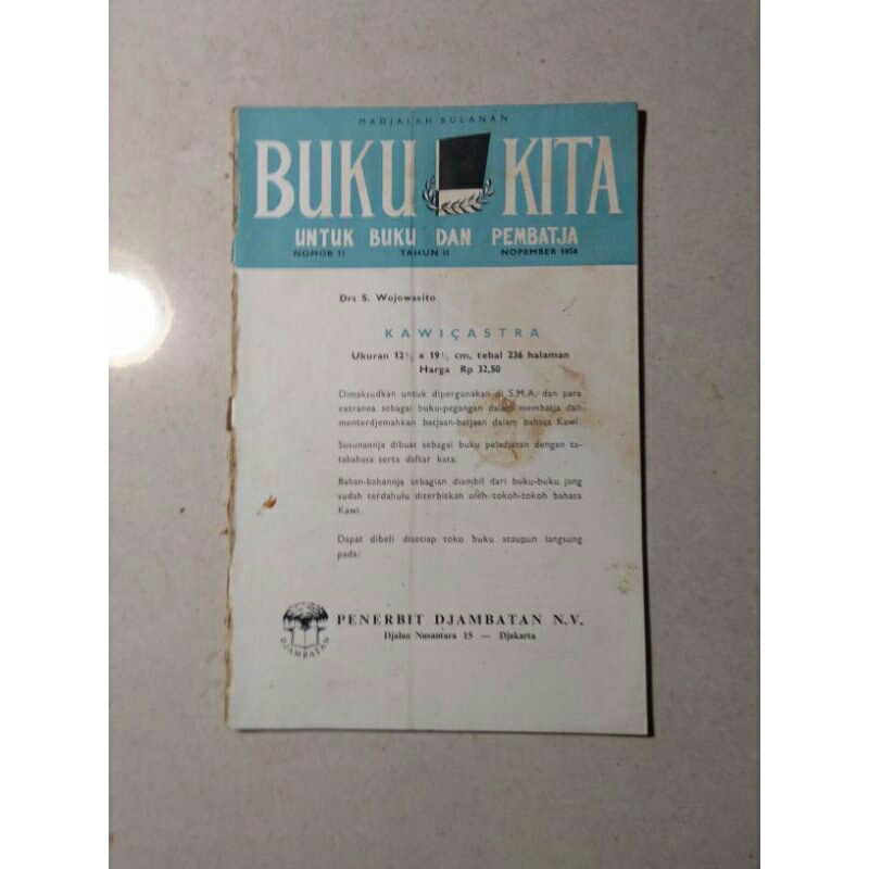 majalah buku kita, ada artikel tulisan dari pramudya ananta toer