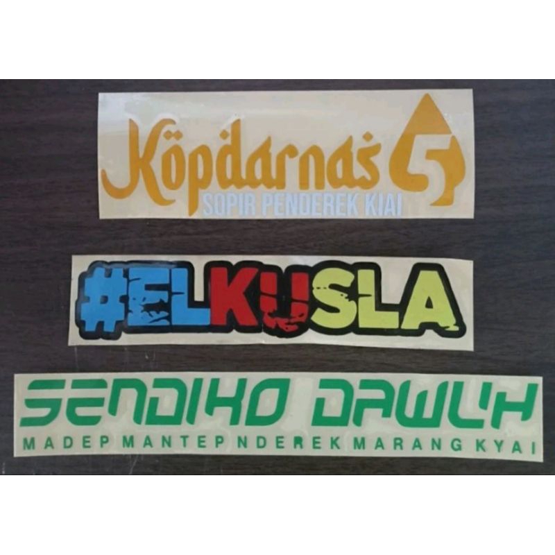 

Paket Stiker Sendiko Dawuh Original
