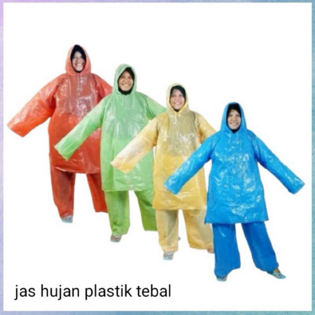 mantol mantel plastik setelan tebal premium