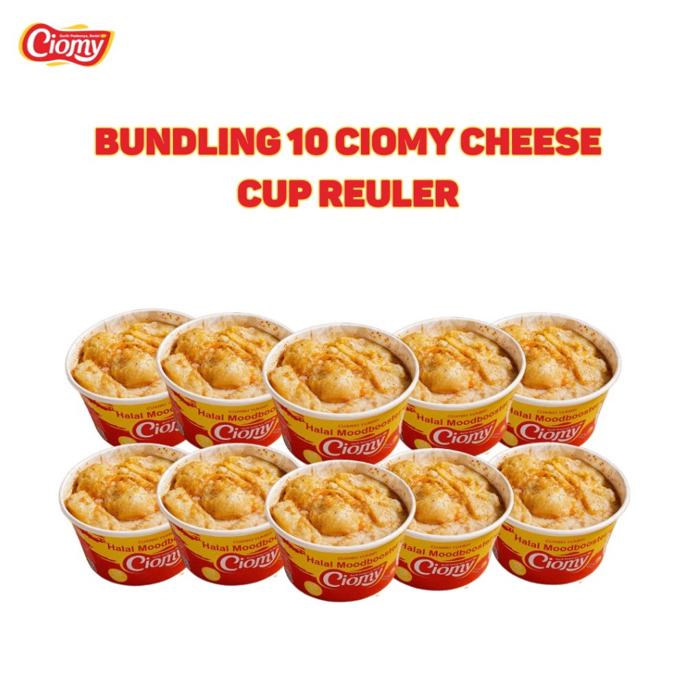 

Mall CIOMY Cuanki Cheese Cup Reguler 85gr Bundling 1 Bekal Traveling