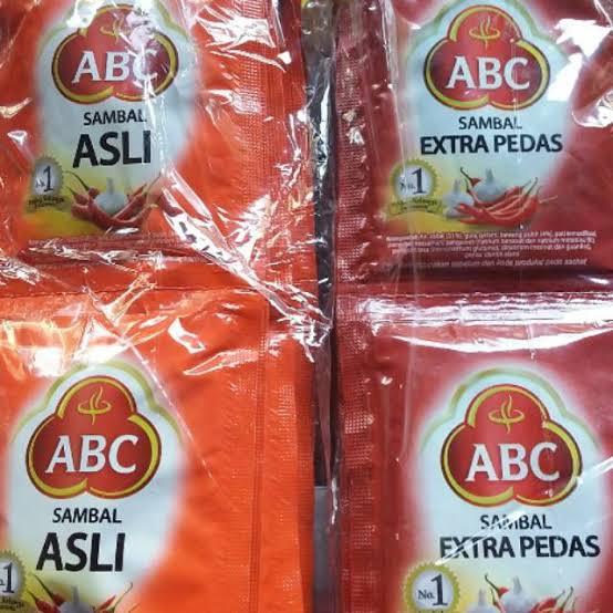 

Saos / Saus Sambel ABC Asli sachet 1Pak isi 10pcs 18gr