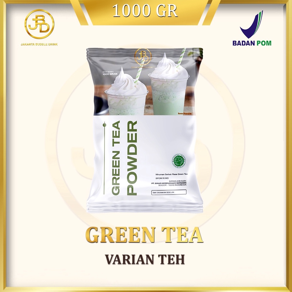 

Import Terlaris Bubuk Minuman Premium GREEN TEA Jakarta Bubble Drink BPOMHALAL