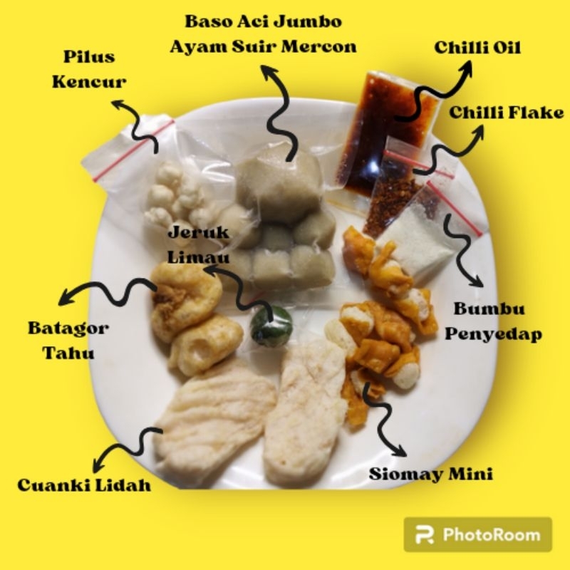 

Baso aci mercon ayam suir jumbo