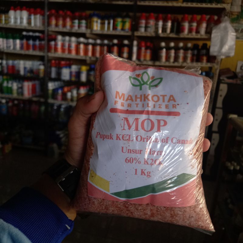 Pupuk Mahkota Fertilizer KCL MOP Kanada Kemasan Repack 1Kg