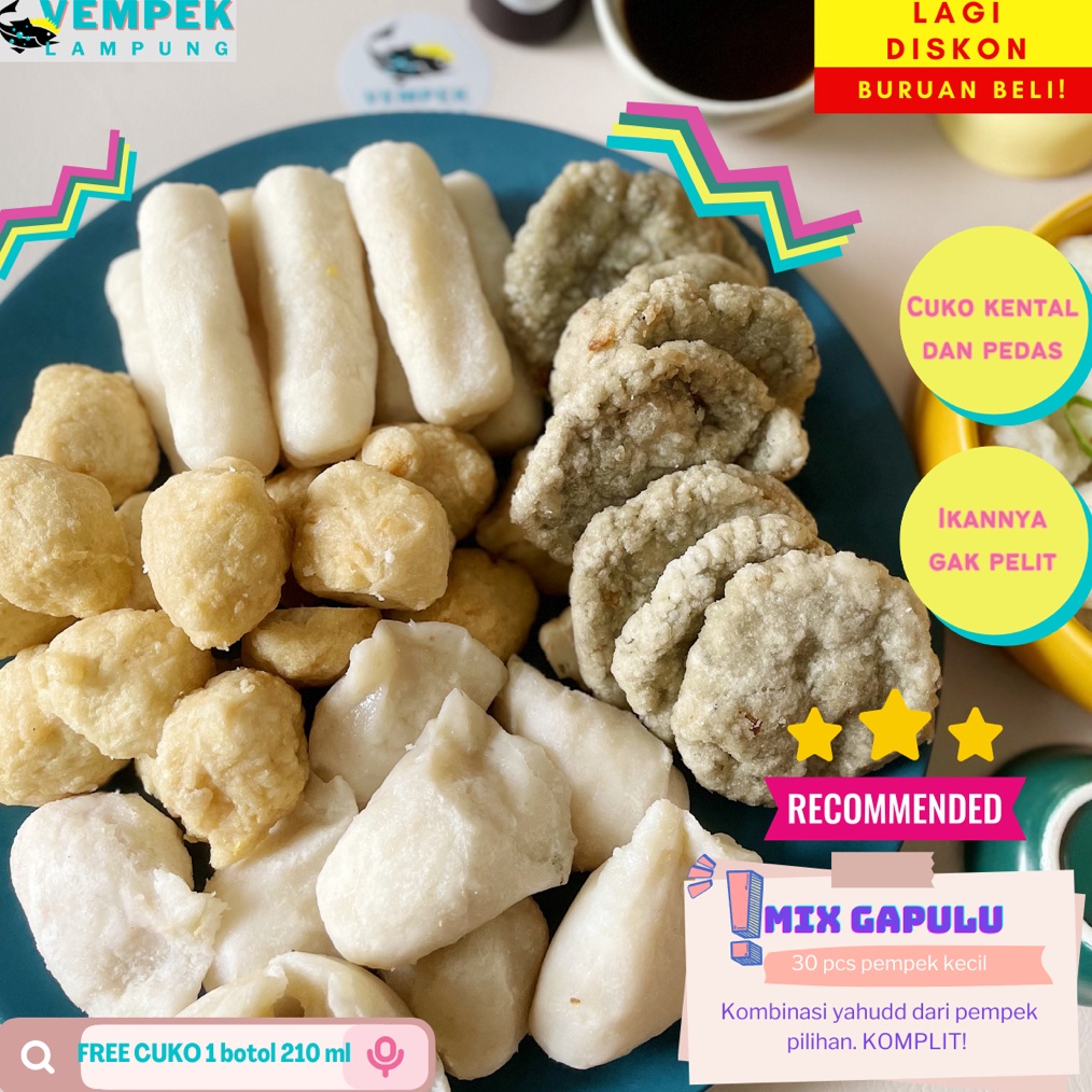 

Bisa COD ISI 3 PEMPEK LAMPUNG PAKET GAPULU VEMPEK ASLI buruan