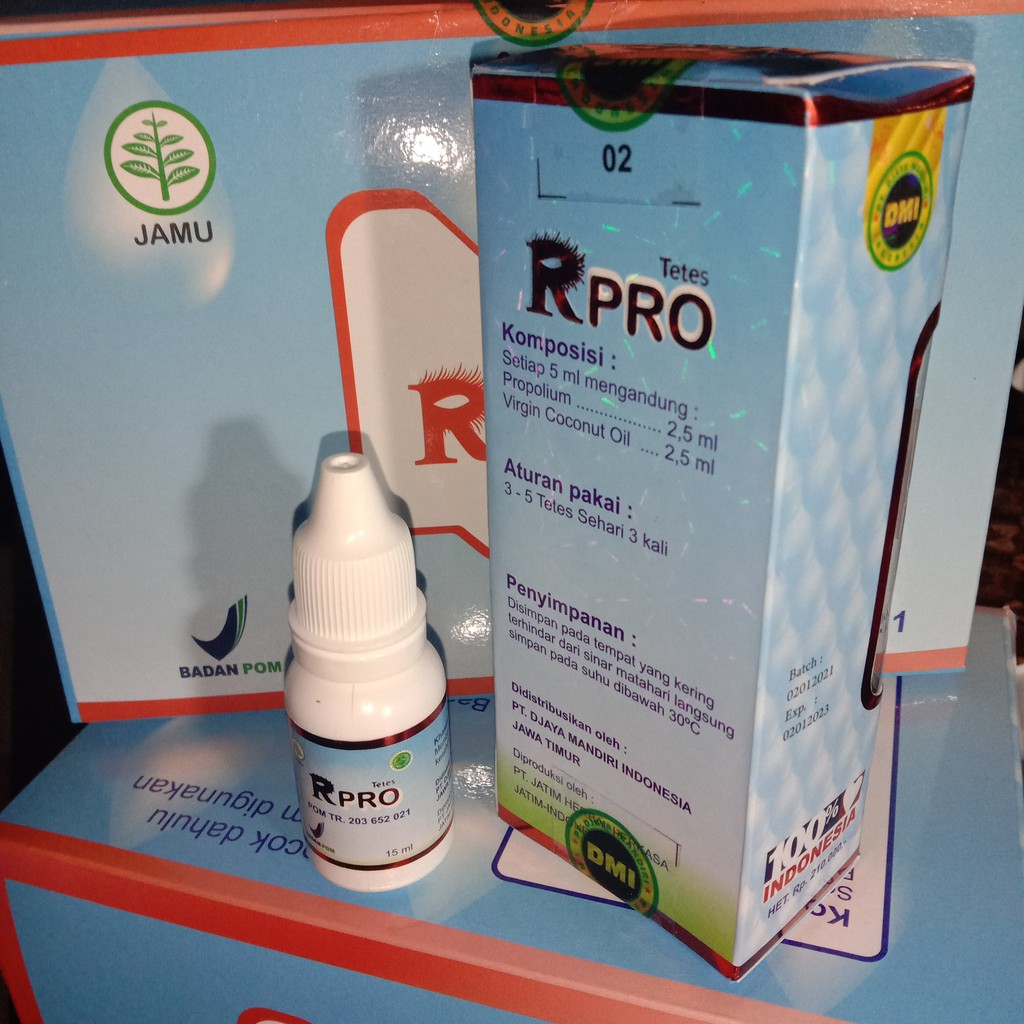TETES HERBAL R Pro Tetes Telinga , Tetes Hidung ,Tetes Mata Minus Silinder Glaukoma Katarak