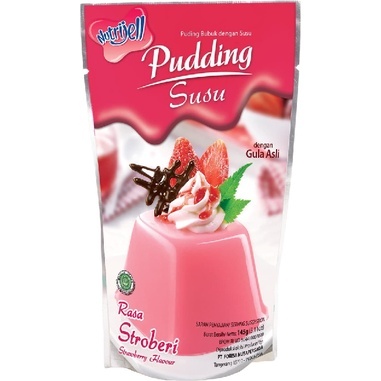 

Nutrijell Pudding Susu Rasa Stroberi 145gr Agar Nutrijel Puding Bubuk Strawberry dengan Susu