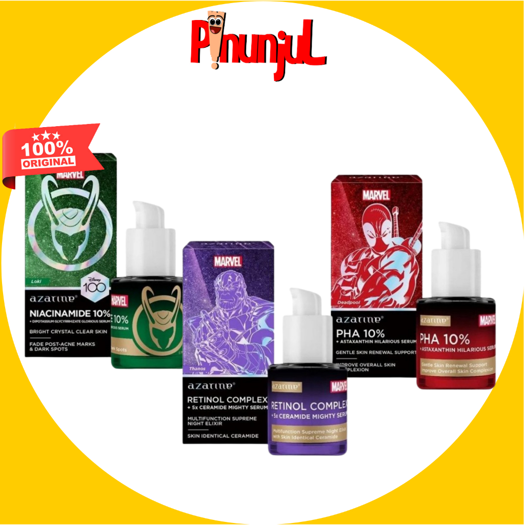 AZARINE MARVEL SERUM / AZARINE RETINOL COMPLEX SERUM / AZARINE NIACINAMIDE SERUM 10% / AZARINE PHA 1