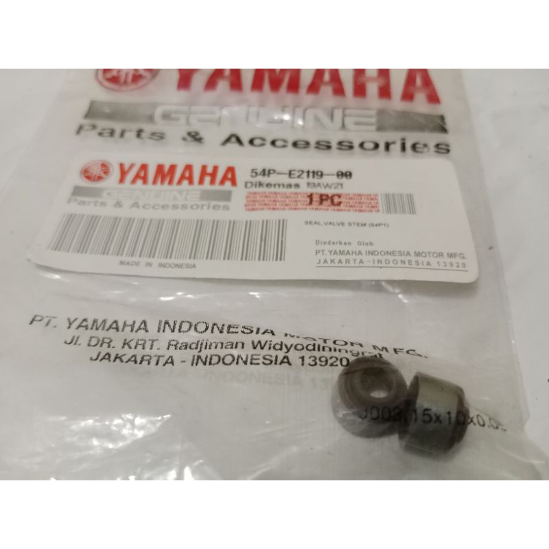 Seal Klep(54P-E2119-00) Yamaha Mio J Sil Klep Mio J Seal Klep Mio GT Seal Klep Soul GT 115 Seal Klep