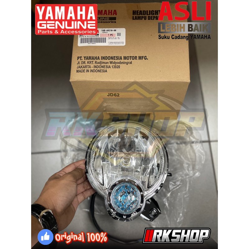 reflektor depan headlight lampu depan fino karbu 1ub