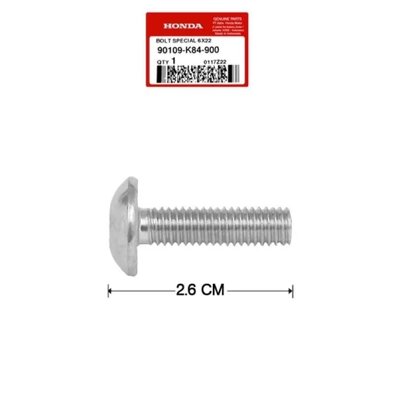 Baut Body, Jok, Tail Light (6X22) Honda Supra GTR 150 - 90109K84900