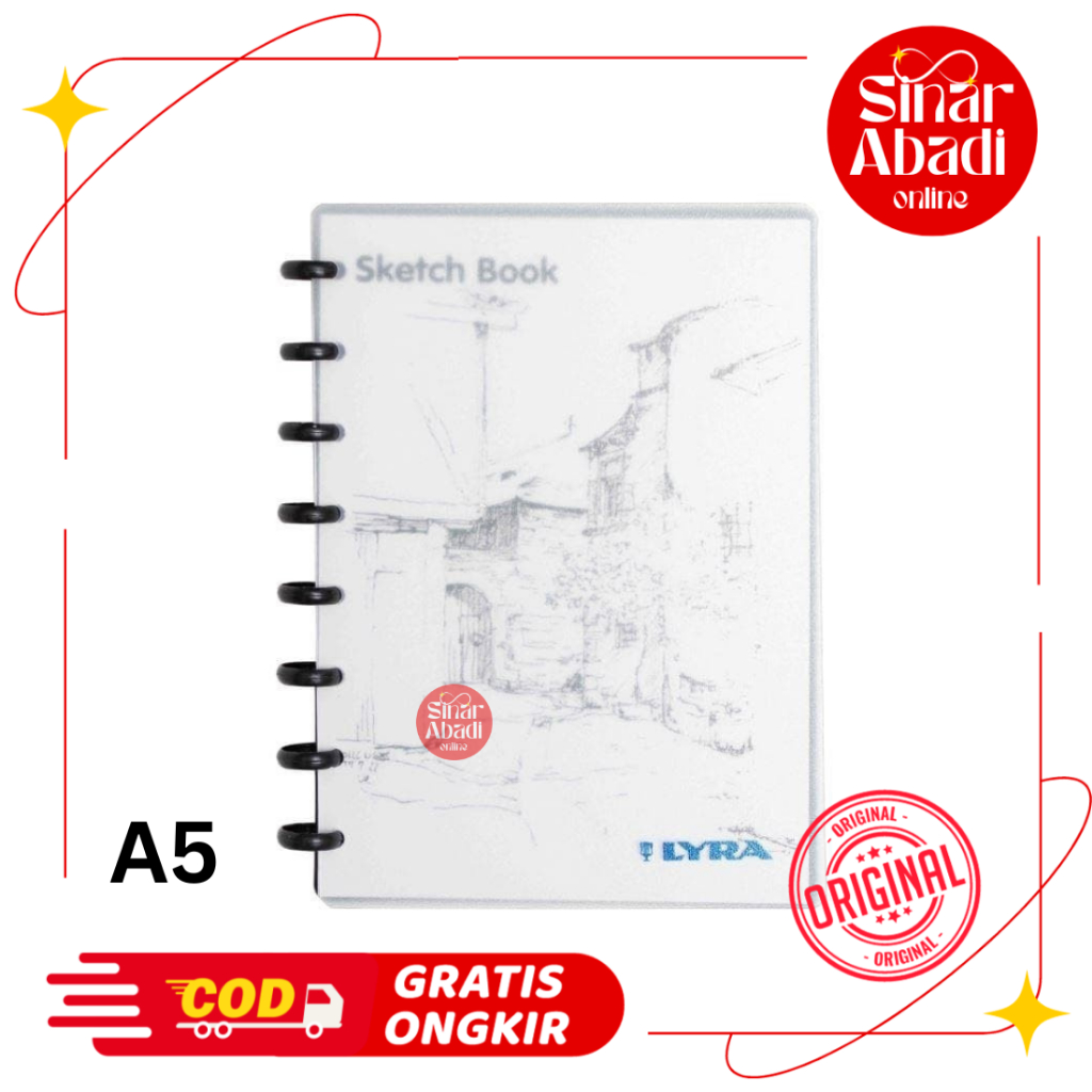 

BUKU GAMBAR SKETSA / SKETCH BOOK LYRA A5 30 LEMBAR