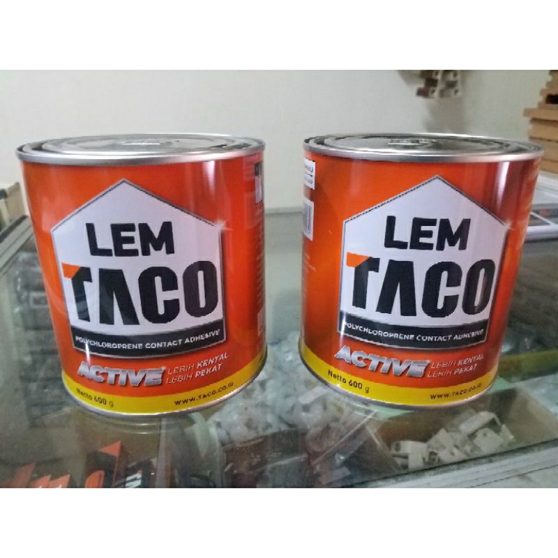 lem TACO ACTIVE Merah 600gr lem hpl dan lain lain