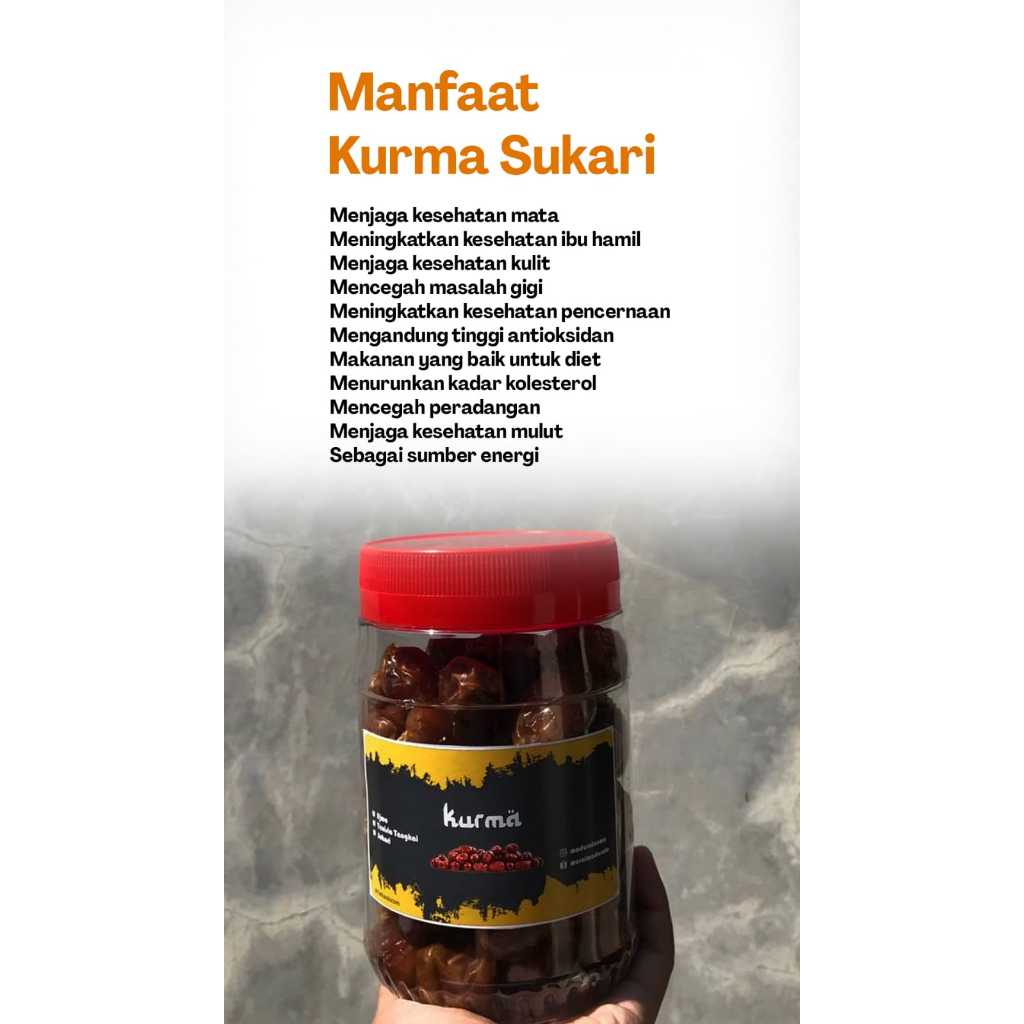 

Kurma SUKHARI 1kg - Kurma Madu Premium Oleh -Oleh Haji