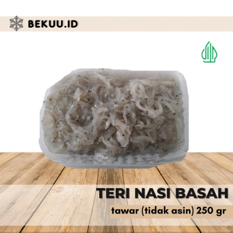 

(Ready) Ikan Teri Nasi Basah Tawar Cocok untuk Mpasi - 200 gr