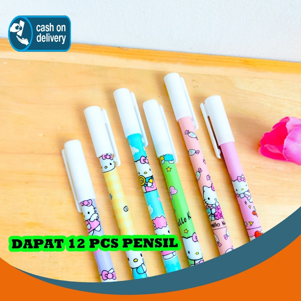 

SELUSIN PULPEN BISA DIHAPUS ODEMEI HELLO KITTY ISI 12 PCS PEN ALAT TULIS BOLPOIN UNIK IMUT MURAH PEN GEL KARAKTER LUCU MURAH PENA