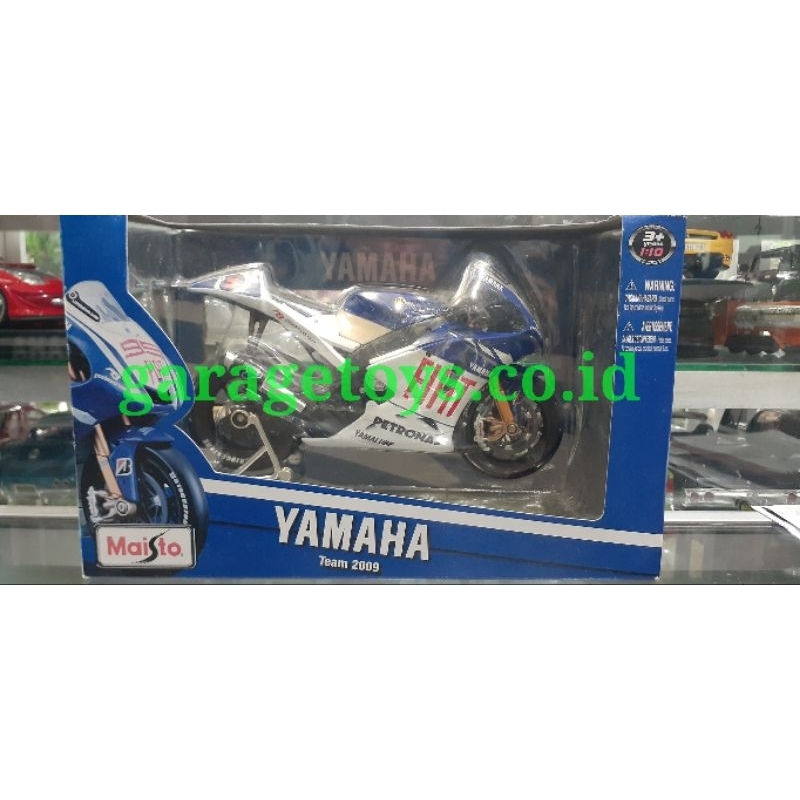 Maisto 1:10 Diecast MOTOGP 2009 Yamaha Jorge Lorenzo