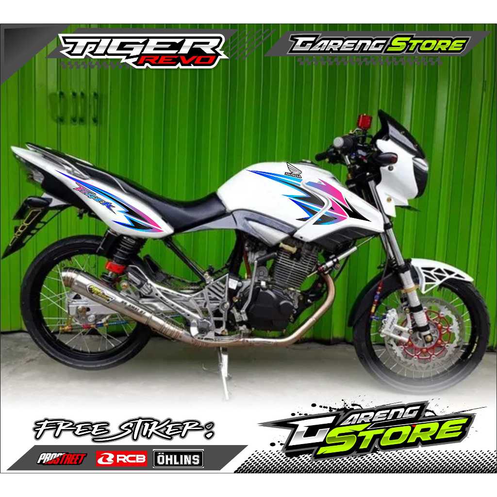 STRIPING VARIASI HONDA TIGER REVO / STICKER LIST VARIASI TIGER REVO