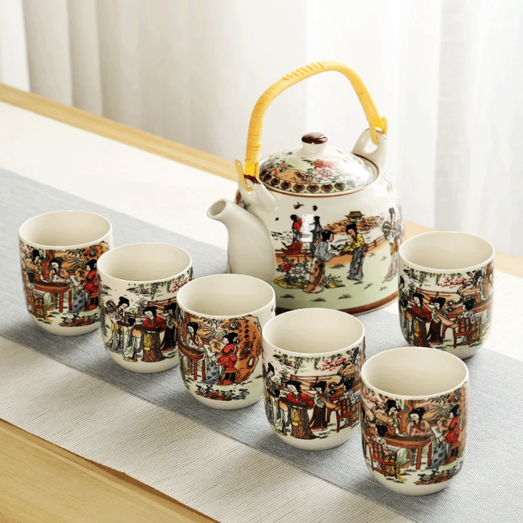 TEKO+CANGKIR SET / TEA SET KERAMIK