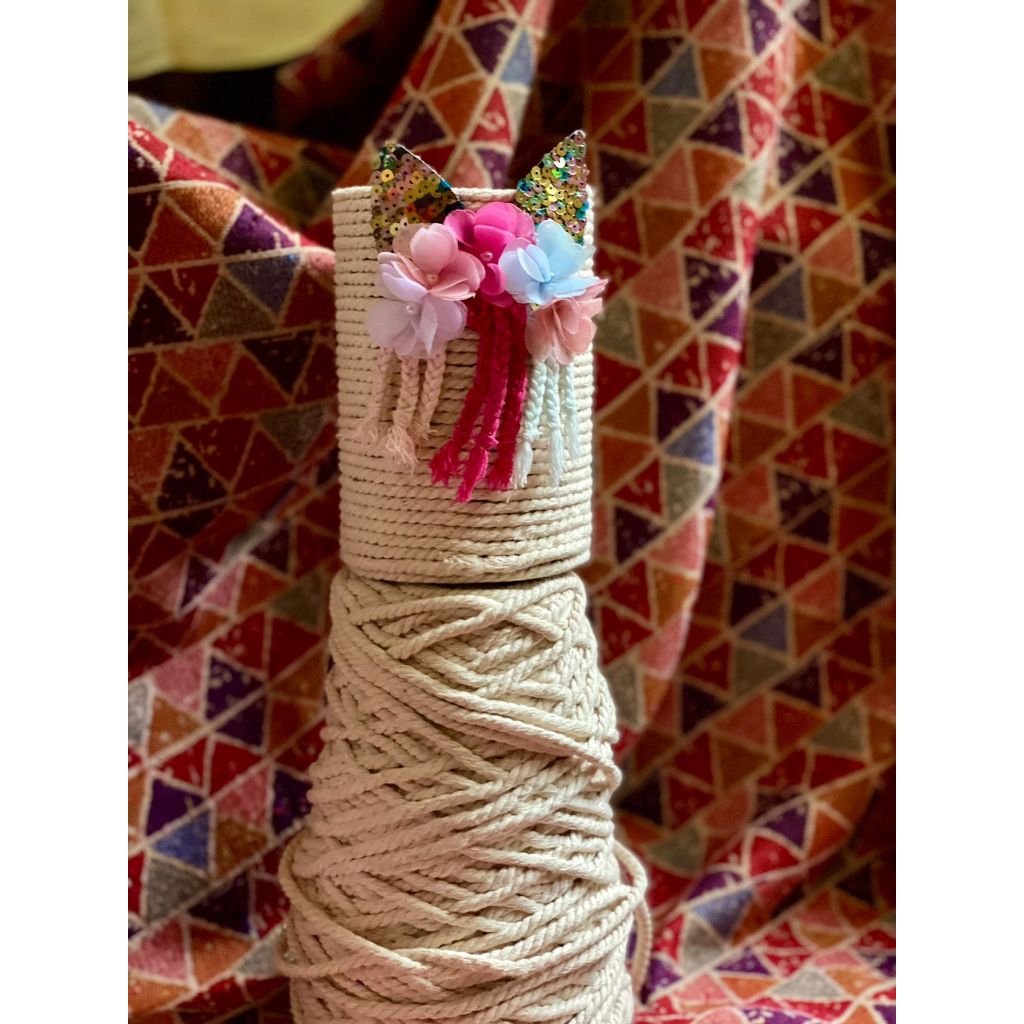 

(READY) Tempat Pensil anak Perempuan Serbaguna dari bahan Macrame