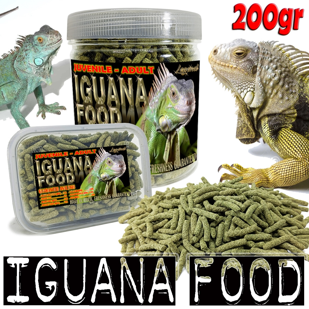 200GR MAKANAN IGUANA FOOD PELLET REPTILE DIET PAKAN IGUANA JUVENILE ADULT PELET SAYUR RUMPUT iGUANA 