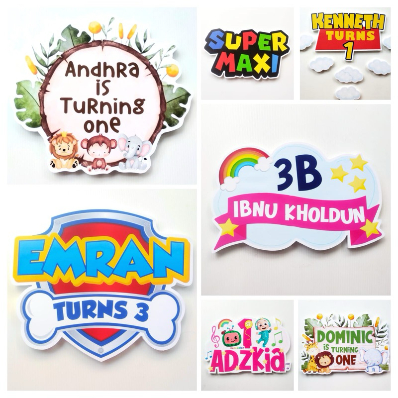 CUSTOM PAPAN STEROFOAM BOARD TULISAN DEKORASI BACKDROP PHOTOBOOTH