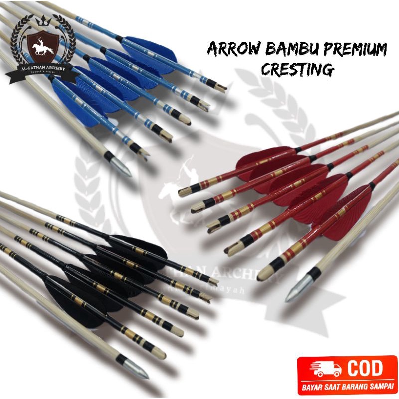 COD AlFATHAN ABC  arrow bambu petung premium cresting isi 6
