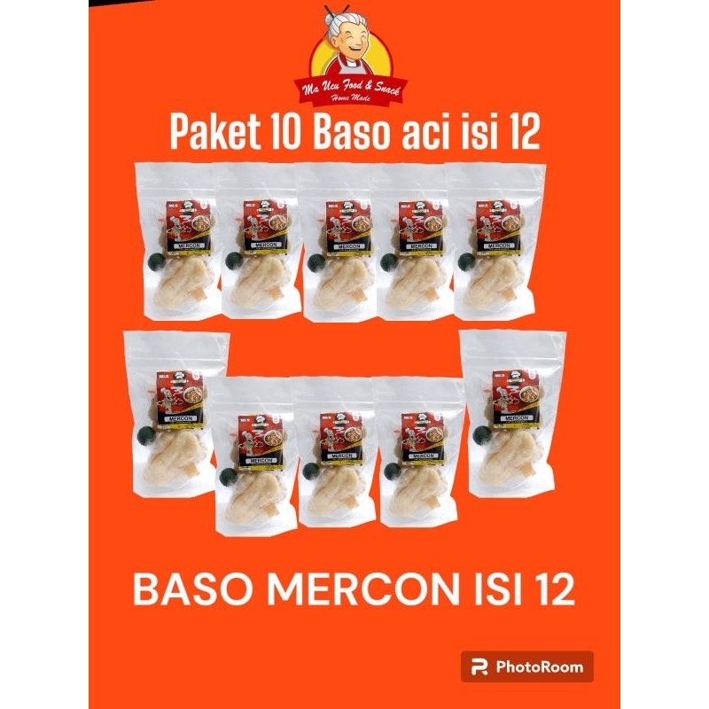 

Paket 10 Bungkus Baso Aci khas Ma Ucu Legend