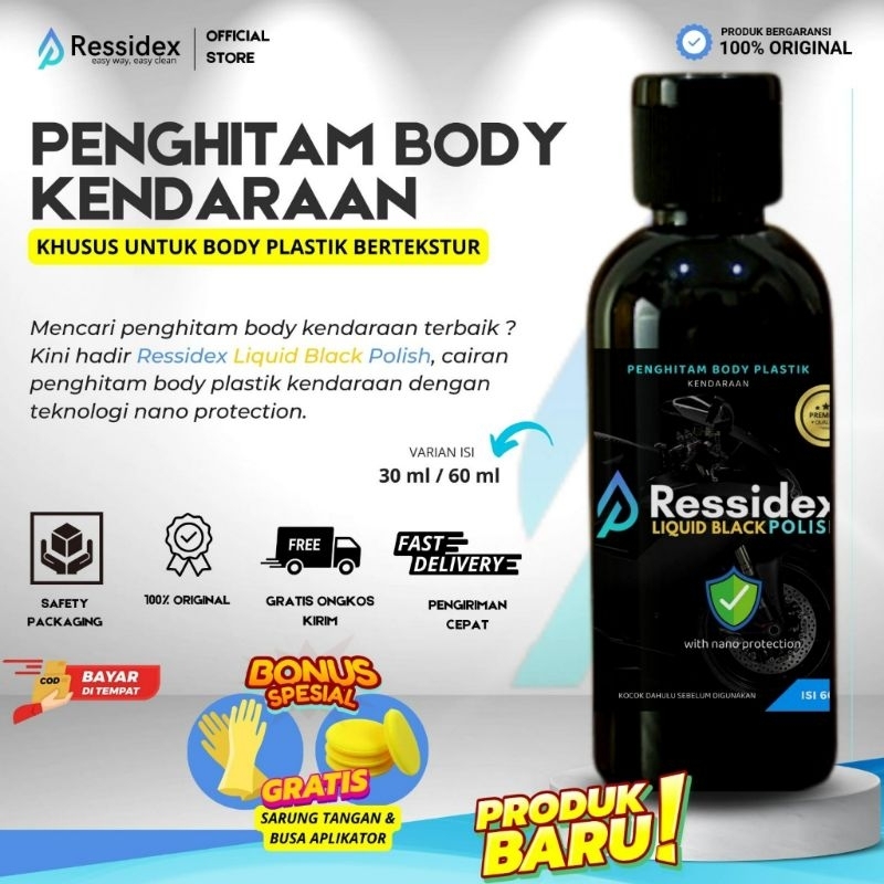 BLACK MAGIC PENGHITAM BODY MOTOR PERMANEN RESSIDEX BLACK MAGIC