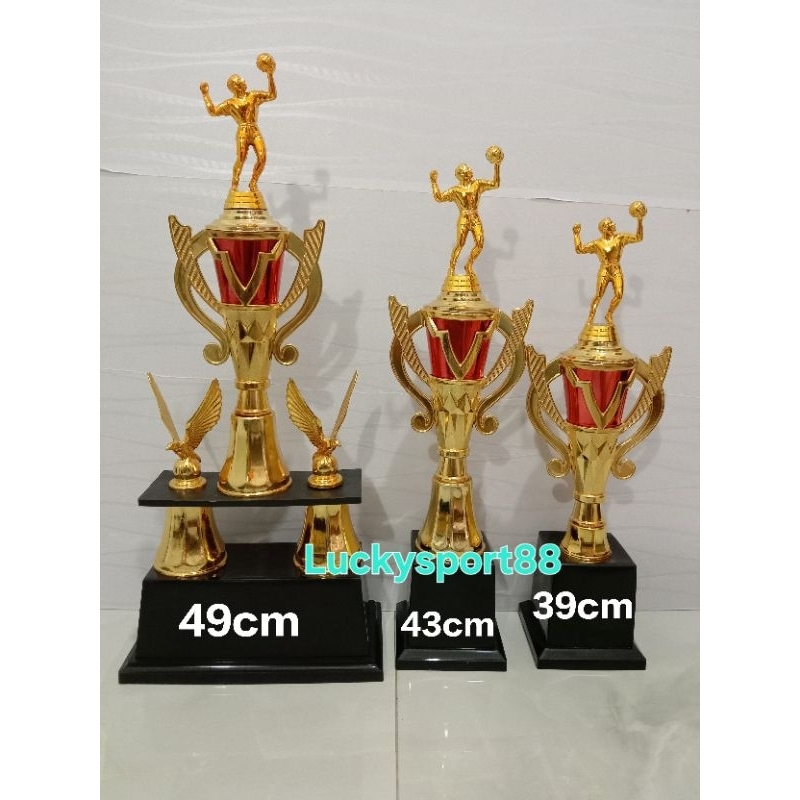 trophy Piala 2kaki b18 volley bola voli 1 set