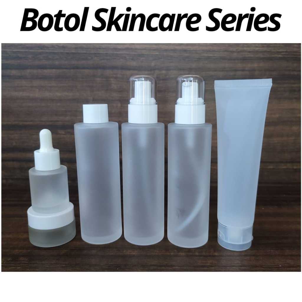 Botol Pot Cream Skincare Kaca 20ml Botol Serum Kaca 20ml N20 Botol Skincare Kosmetik Varian Botol Ka