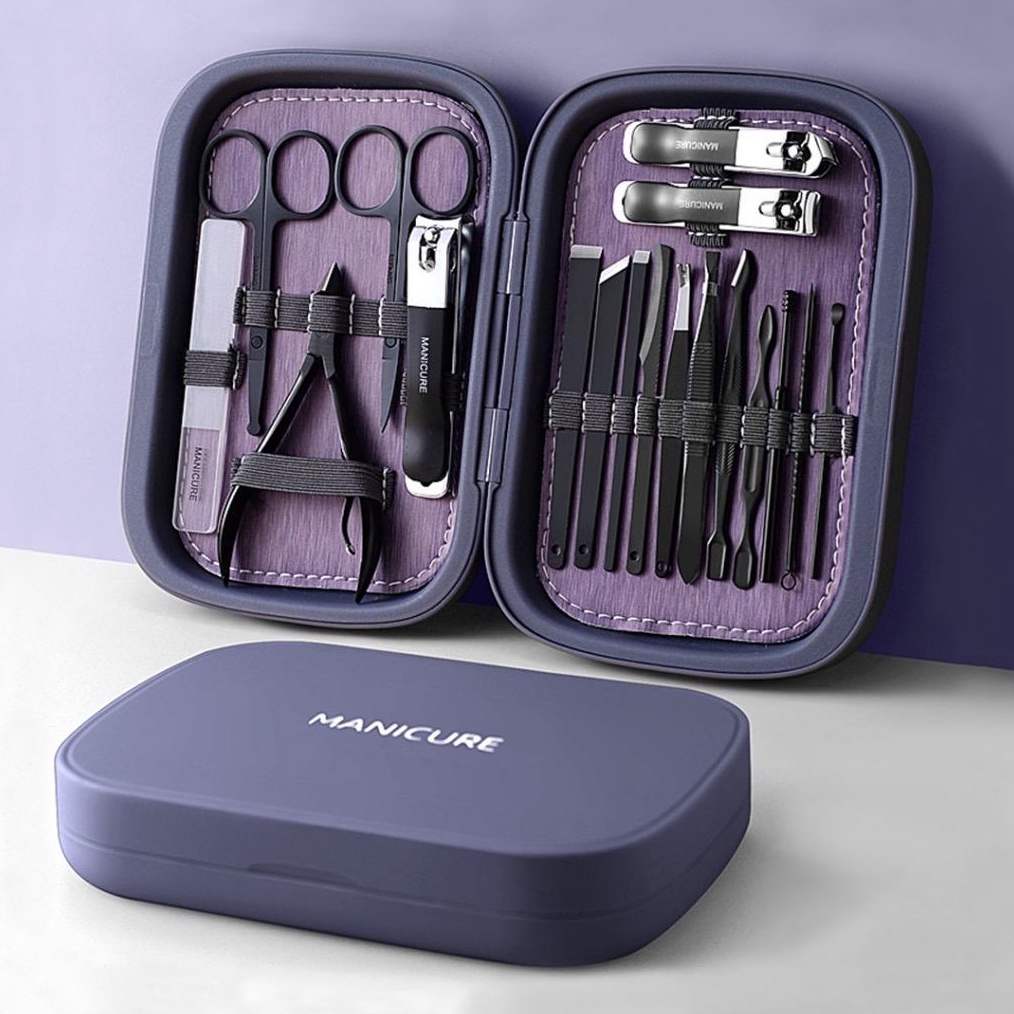 1212 Brands Festival SET18 IN 1 Manicure Padicure Alat Potong Kuku Perlengkapan Gunting Kuku 1set is