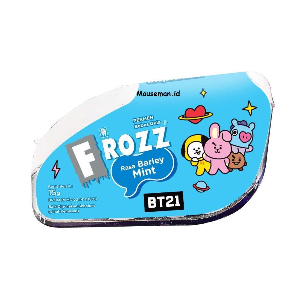 

Permen BT21 Bebas Gula FROZZ Rasa Barley Mint 15gr